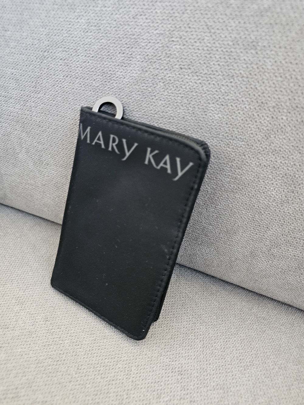 Mary Kay Wallet Lipstick Lip Gloss Cosmetic Case with Mirror Zipper 3x5" New